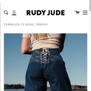 Rudy Jude lace back big jeans